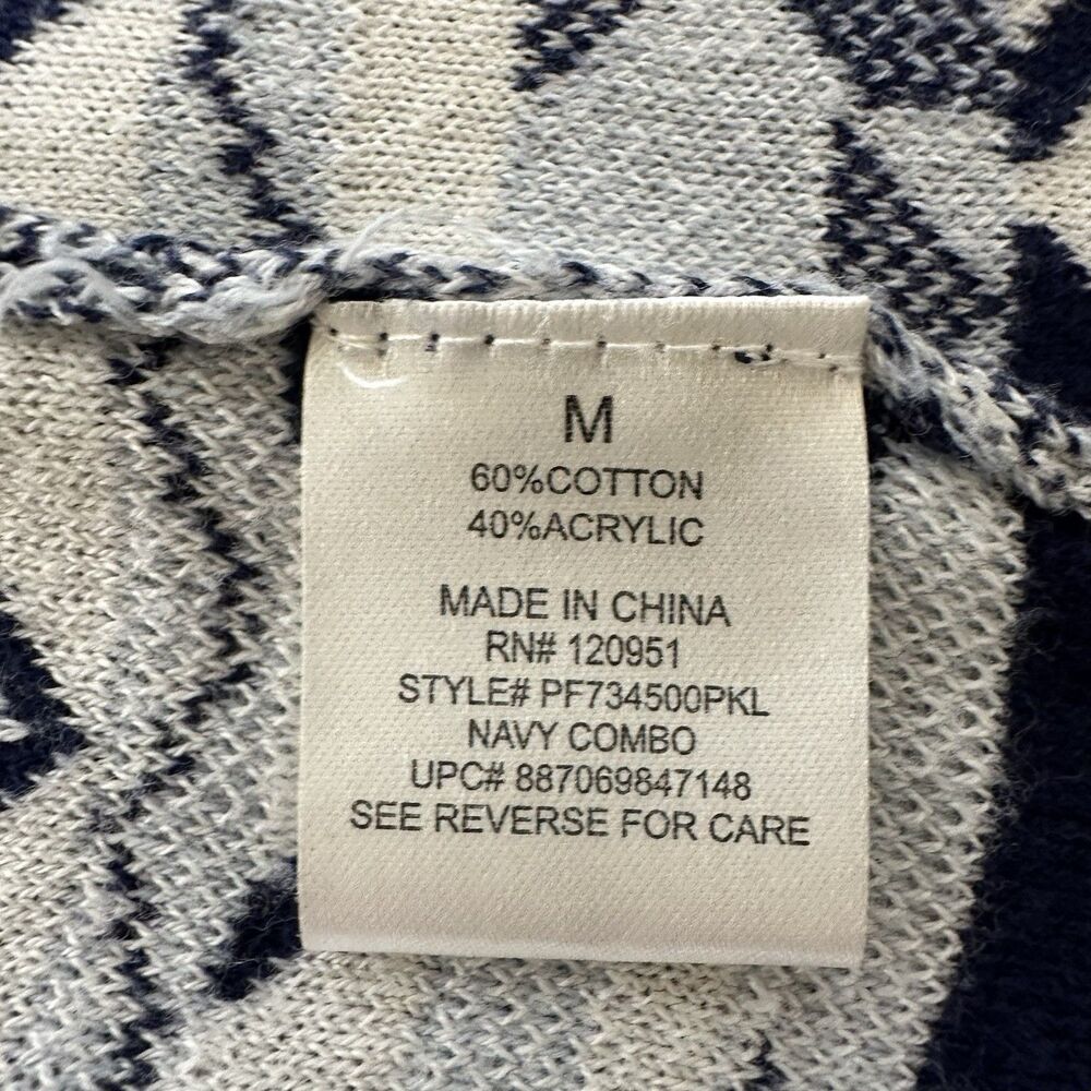 Pink Republic Cardigan Sweater Sz M Blue Long Sleeve Southwest Aztec Print - Picture 5 of 15
